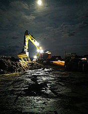 Vergrößerung einer Hofanlage